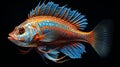 Realism Sea Fish: Half-mechanical Half-fish Illustration With Surrealistic Lighting