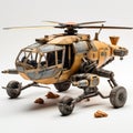 Realistic Aeon Army Scifi Helicopter With Metal Parts