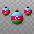 Realistic Ajaria Flag with flying light balloons Royalty Free Stock Photo