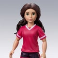 Realistic American Girl Sports Doll In Fujifilm Eterna Vivid 500t Soccer Uniform