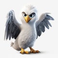 Realistic Angry Birds Movie Bird: Playful Character Design In High Definition