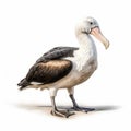 Realistic Australian Blackbellied Pelican Illustration With Charming Character