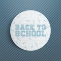 Realistic Back to School Banner