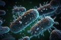 Realistic bacteria medical. Generate Ai