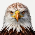 Realistic Bald Eagle Head Portrait In Hyper-detailed Style
