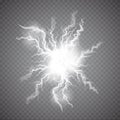 Realistic Ball lightning, plasma sphere, electric discharge