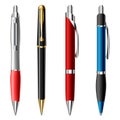 Realistic ballpoint pen set