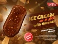 Banner Advertising Chocolate Ice Cream on Stick