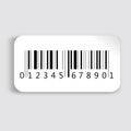 Realistic barcode icon.