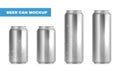 Realistic Beer Can Mockup Icon Set Royalty Free Stock Photo