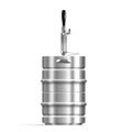 Realistic Beer Keg Icon Set Royalty Free Stock Photo