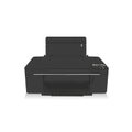 Realistic black printer on white background Royalty Free Stock Photo