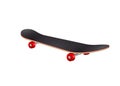 Realistic Black Skateboard Composition Royalty Free Stock Photo