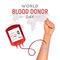 Realistic Blood Donor Background