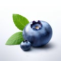 Realistic Blueberry Illustration With Surrealistic Elements