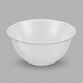 Realistic bowl isolated Royalty Free Stock Photo