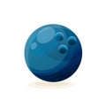 Realistic bowling ball. Hobbies, hobbies, family