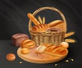 Realistic Bread Chalkboard