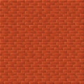 Realistic brick pattern. Red stone wall background Royalty Free Stock Photo