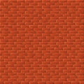 Realistic brick pattern. Red stone wall background