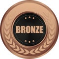 Realistic Bronze Medal Vector, Bronze Award, Prize, Bronze Challenge Award, Medal Award winner, trophy, Bronze Coin winner