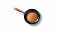 Realistic Brown Cooking With Frying Pan: Impressionistic Colors And Hyper-realistic Details