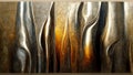 Realistic brushed metal texture with natural finish and realistic light reflections