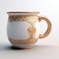 Realistic Byzantine-inspired Mug With Decorative Ornaments Royalty Free Stock Photo