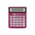 Realistic calculator isolated on white background.The calculator is in the vector.Calculator vector illustration.