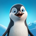 Realistic Cartoon Penguin Island Wallpaper And App Icon