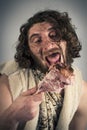 Realistic Caveman Eating