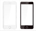 Realistic Cellphone Smartphone Vector of Touchscreen Phone Device