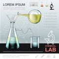 Realistic Chemical Experiment Template