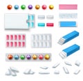 Realistic Chewing Gum Set