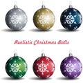Realistic Christmas Balls