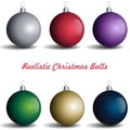 Realistic Christmas Balls