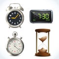 Realistic clock set