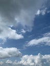 Realistic cloud on the blue sky background ep49