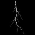 Cloud to Air Lightning CA-06 - isolated Royalty Free Stock Photo