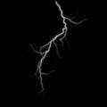 Cloud to Air Lightning CA-07 - isolated Royalty Free Stock Photo