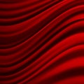 Realistic colorful red velvet curtain background. Vector Illustration. EPS10 Royalty Free Stock Photo