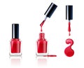 Nail Polish Set Royalty Free Stock Photo