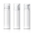 Realistic Cosmetic bottle can sprayer container.