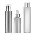 Realistic cosmetic bottle mockup. Dispenser, dropper Royalty Free Stock Photo