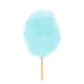Realistic cotton candy. Vector isolated illustration