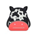 Realistic Cow Backpack Composition Royalty Free Stock Photo