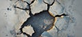 Realistic Cracked Ground Texture Concrete Surfaces for Backgrounds, Wallpapers, and Designs Royalty Free Stock Photo