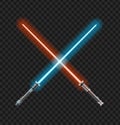 Realistic 3d Detailed Color Jedi Knights Cross. Vector