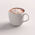 Realistic 3d Graphics And Textures For Hot Chocolate Model