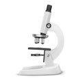 Realistic 3d microscope, laboratory equipment